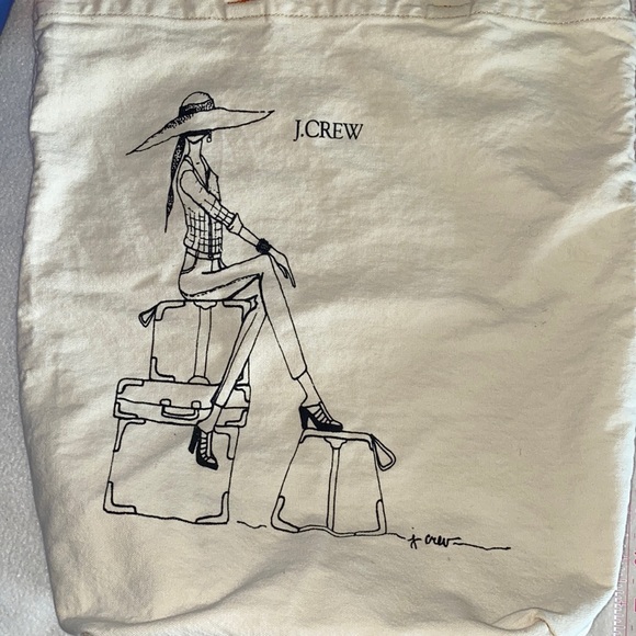 J. Crew book tote bag - Picture 1 of 6